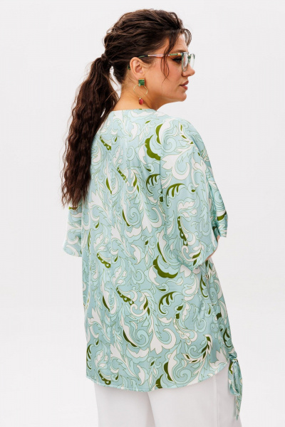 Блуза Anelli 1606.1 мятный_танец - фото 8