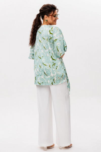 Блуза Anelli 1606.1 мятный_танец - фото 7