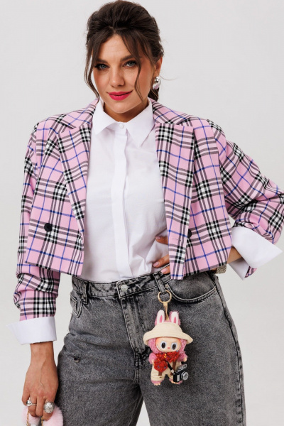 Жакет Anelli 1603 сахарная_вата - фото 1