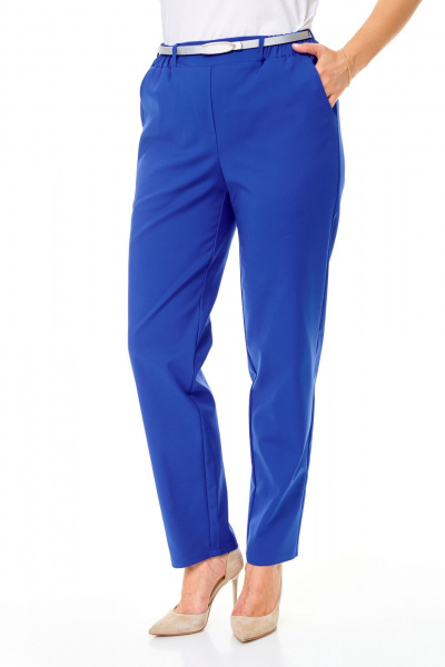 Брюки, жакет, футболка T&N 7664 сапфир_белый - фото 5