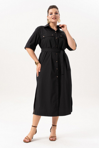Платье Andina 835 черный - фото 2