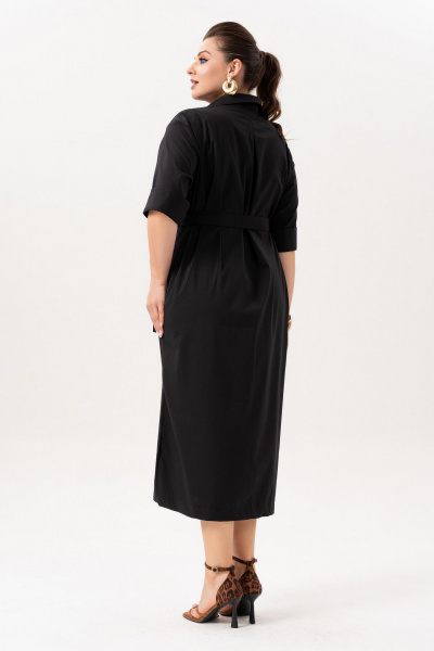 Платье Andina 835 черный - фото 9