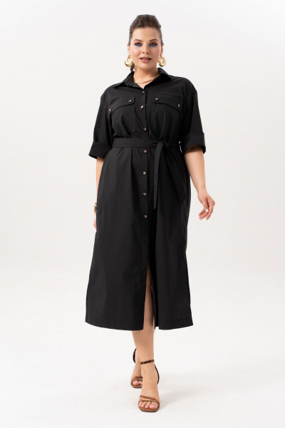 Платье Andina 835 черный - фото 1
