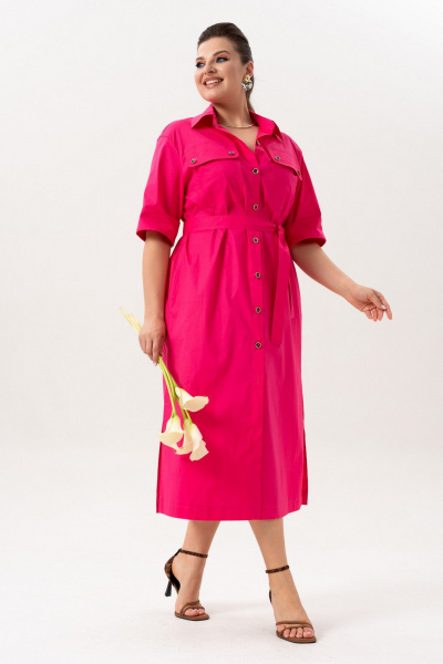 Платье Andina 835-1 фуксия - фото 6