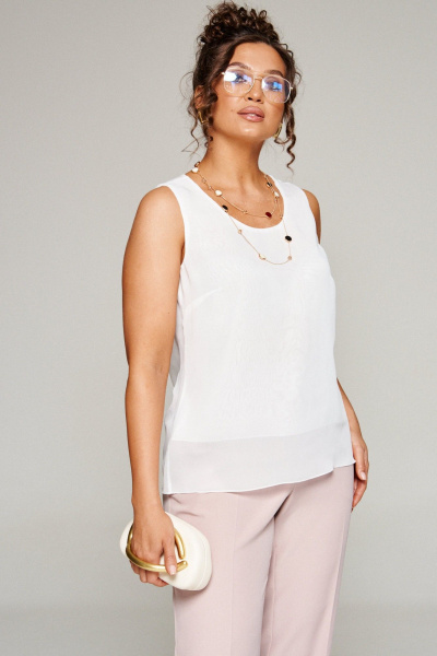 Блуза, брюки, жакет Beautiful&Free 6354 пыльная_роза - фото 10