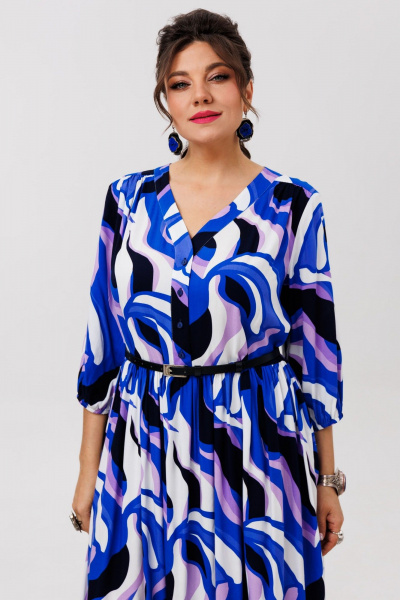 Платье Anelli 1454 ультрамарин - фото 7