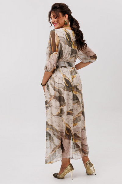 Платье Anelli 1605 мраморное_золото - фото 6