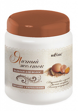 Бальзам-ополаскиватель Belita Бальзам "Яичный желток" для волос - фото 1