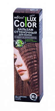 Оттеночный бальзам Belita Бальзам оттеночный ТОН 06.1. орехово-русый Color Lux - фото 1
