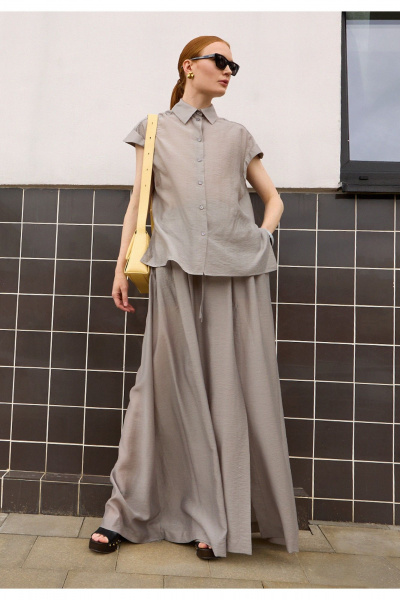 Блуза DEVITA 6045 серый - фото 8