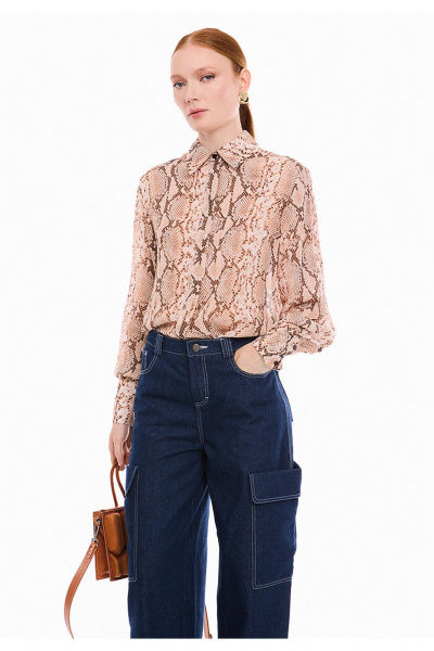 Блуза DEVITA 6049 бежевый - фото 5