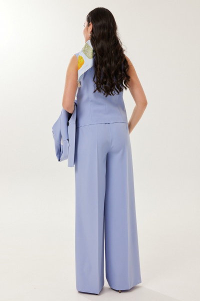 Брюки, жакет, жилет Твой имидж 2159 голубой - фото 5