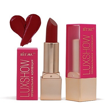 Помада Belita Губная помада LUXSHOW Тон 614 Шоколадный бургунди - фото 1