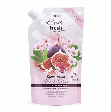 Жидкое мыло Belita Дой-пак пакет Крем-мыло "ИНЖИР И САКУРА" - фото 1