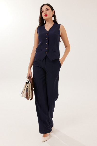 Брюки Твой имидж 2208 синий - фото 6