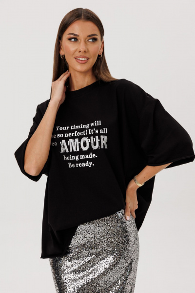 Футболка Ларс Стиль 1123 черный - фото 3