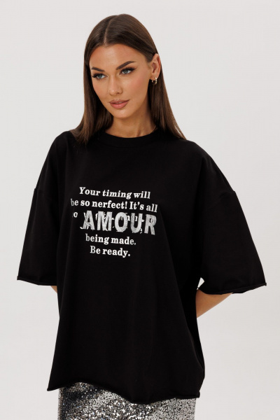 Футболка Ларс Стиль 1123 черный - фото 2