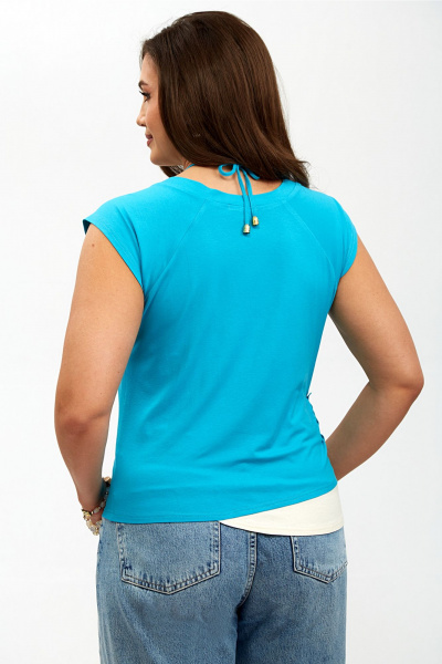 Блуза Таир-Гранд 62150 голубой-1 - фото 2