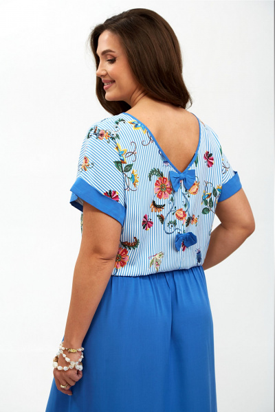 Платье Таир-Гранд 6533 полоска - фото 8