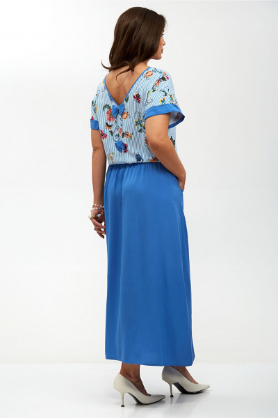 Платье Таир-Гранд 6533 полоска - фото 2