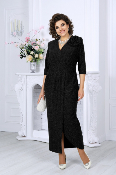 Платье Ninele 7500 черный - фото 3