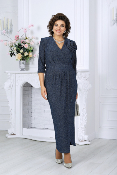 Платье Ninele 7500 светло-синий - фото 3