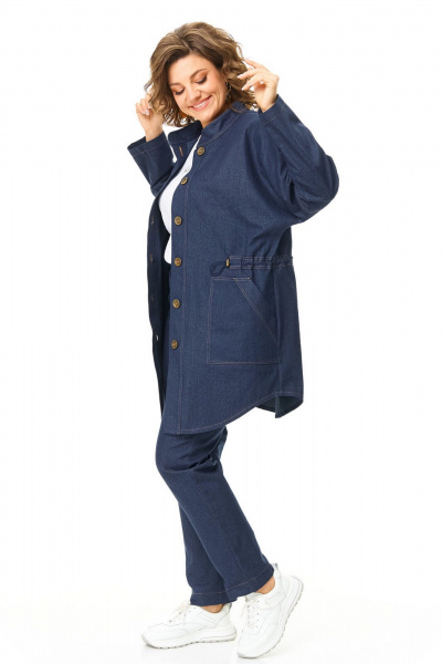 Брюки, жакет VI ORO VR-1200 джинс - фото 5