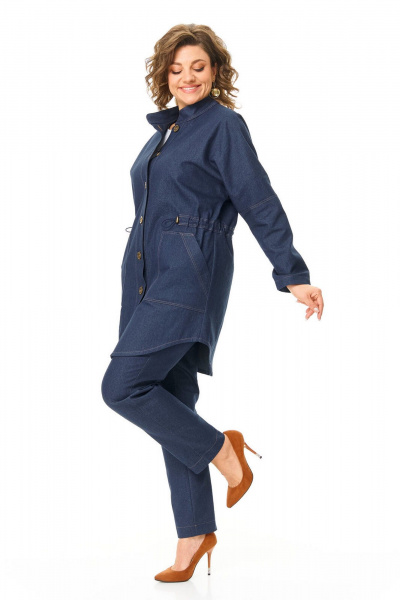 Брюки, жакет VI ORO VR-1200 джинс - фото 8