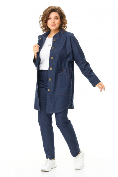 Брюки, жакет VI ORO VR-1200 джинс - фото 7