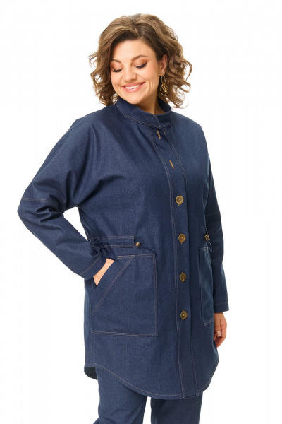 Брюки, жакет VI ORO VR-1200 джинс - фото 12