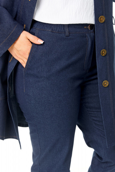 Брюки, жакет VI ORO VR-1200 джинс - фото 11