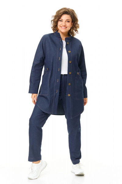 Брюки, жакет VI ORO VR-1200 джинс - фото 1