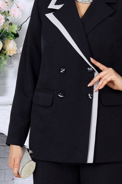 Брюки, жакет Ninele 6086 синий - фото 6