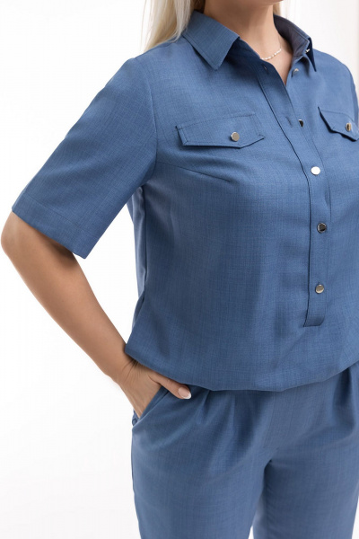 Комбинезон ASV 2040 серо-синий - фото 3