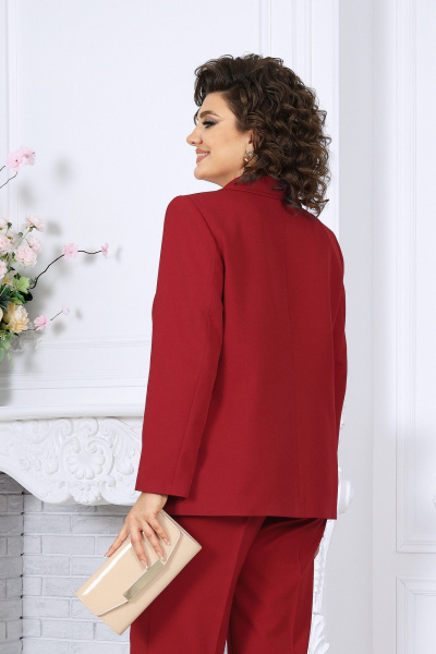 Брюки, жакет Ninele 6076 бордо - фото 7