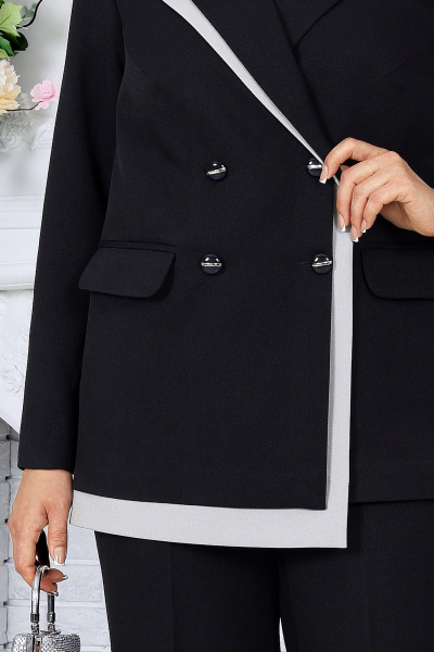 Брюки, жакет Ninele 6076 синий - фото 6