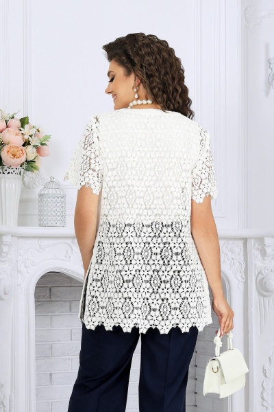 Блуза, брюки, джемпер Ninele 6075 синий - фото 8