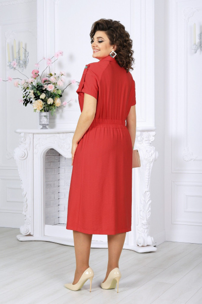 Платье Ninele 6074 красный - фото 7