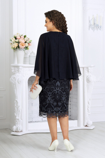 Платье Ninele 6062 синий - фото 7