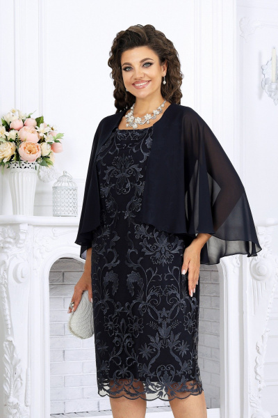 Платье Ninele 6062 синий - фото 3