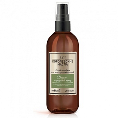Спрей для волос Belita Королевские масла-Спрей-парфюм для волос увлажняющий "Ваниль и розовый - фото 1