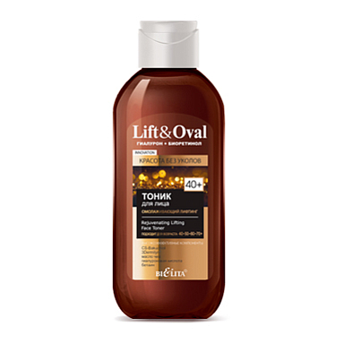 Тоник для лица Belita ЛифтОвал 40+-Тоник д/лица "Омолаживающий лифтинг" - фото 1