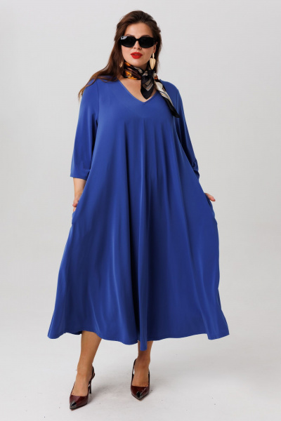 Платье Anastasia 1219.1 синий - фото 8