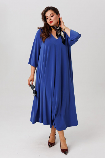 Платье Anastasia 1219.1 синий - фото 7