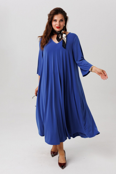 Платье Anastasia 1219.1 синий - фото 6