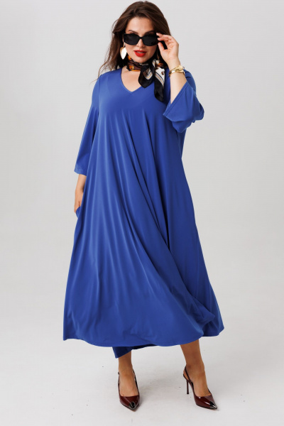Платье Anastasia 1219.1 синий - фото 3