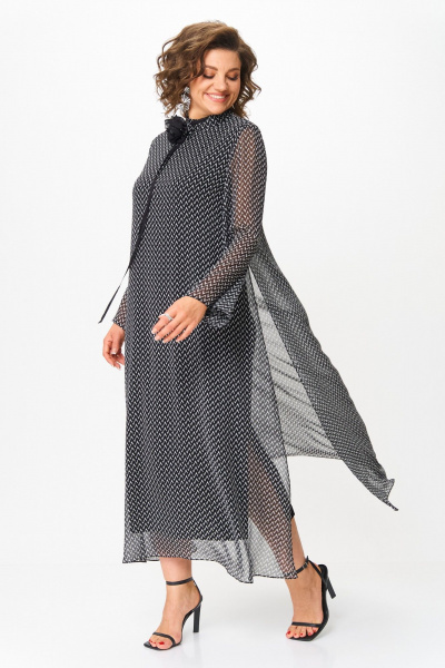 Платье Svetlana-Style 2129 черный_зигзаг - фото 4