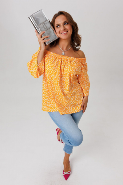 Блуза Anastasia 1251 оранжевый - фото 14