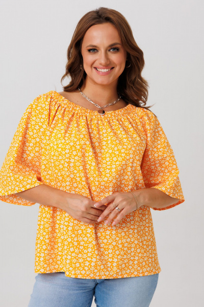 Блуза Anastasia 1251 оранжевый - фото 10
