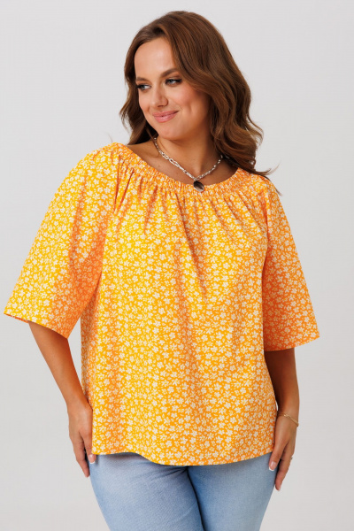 Блуза Anastasia 1251 оранжевый - фото 9